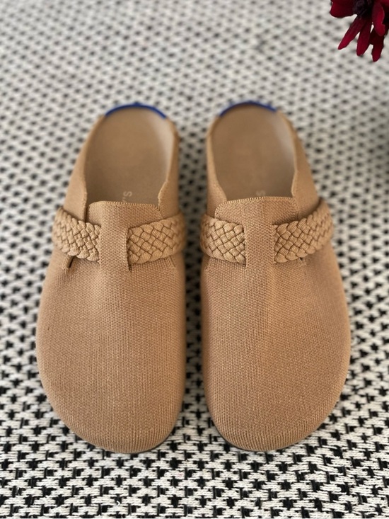 Rothy's Shoes - Rothy's The Braid Casual Clog Merino Wool Butternut Size 9 Beige